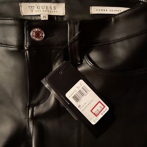 Guess Leather/ Power skinny pants